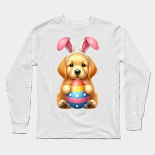 Easter Golden Retriever Dog Long Sleeve T-Shirt